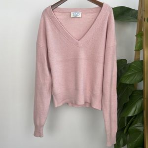 Wilfred manila v-neck sweater